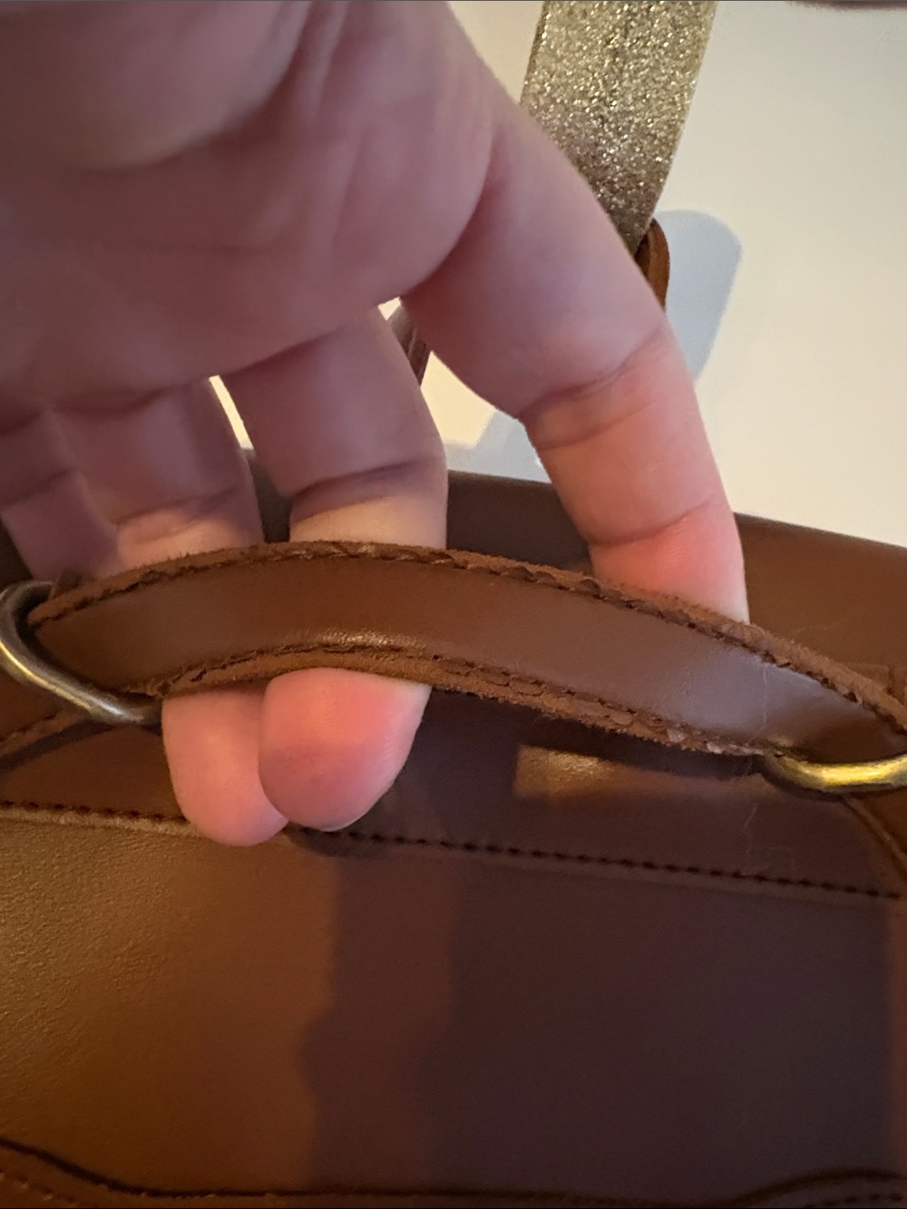 Faux leather mini backpack - Picture 3 of 8